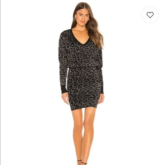 All Saints Dresses & Skirts - All Saints NEW NWT Metallic Animal Print Roxanne Dress